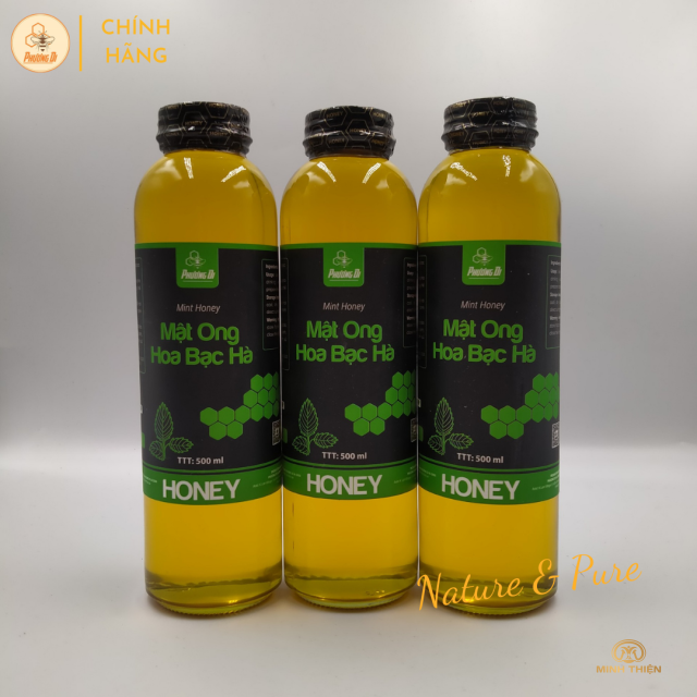 Mật ong hoa bạc hà 500ml