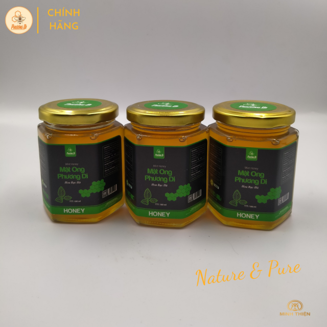 Mật ong hoa bạc hà 180ml