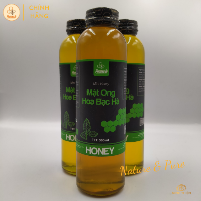 Mật ong hoa bạc hà 500ml