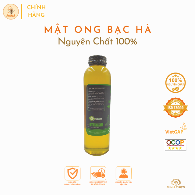 Mật ong hoa bạc hà 500ml