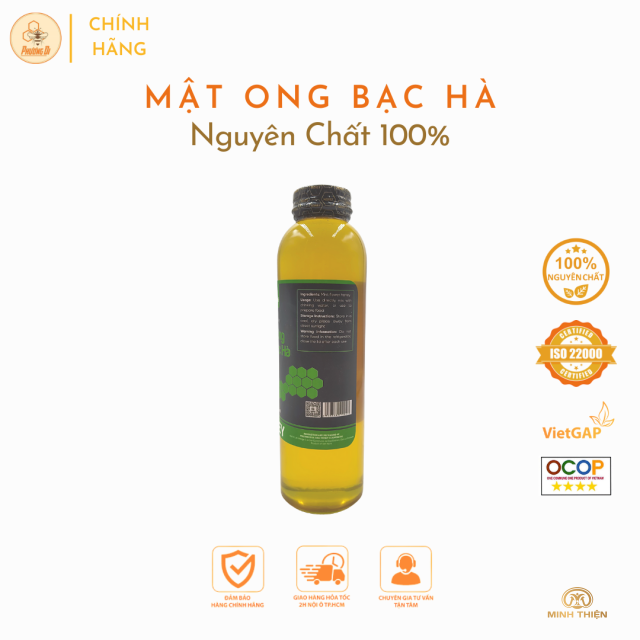 Mật ong hoa bạc hà 500ml
